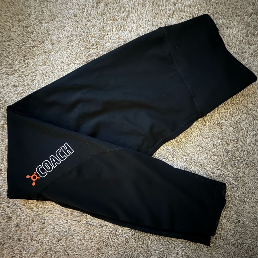 OTF x Nike Coach Black Mesh Panel Leggings